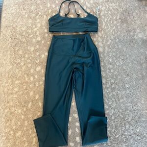 ALO airlift leggings and bra set